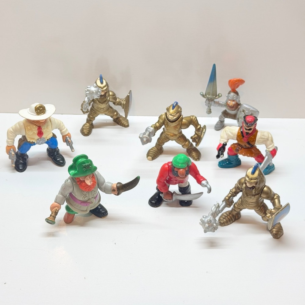 Imaginext Action Figures Mixed Lot Knights Pirates Cowboy Fisher-Price 8 Toys